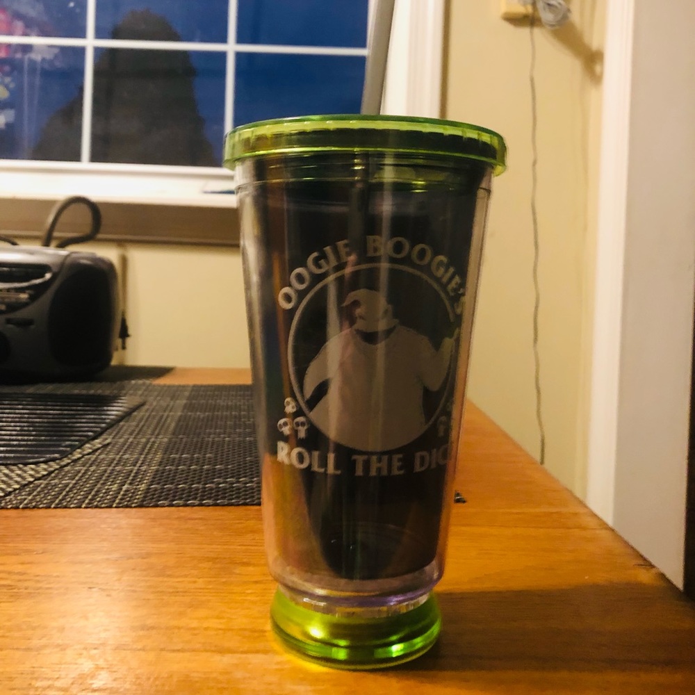 NWOT NBC Oogie Boogie Light Up Acrylic Travel Cup